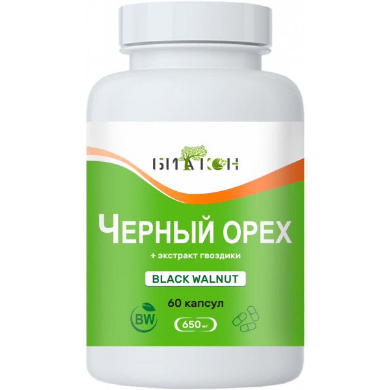 Черный орех, антипаразитарный комплекс, 60 капсул (9720013) - Купить по ...