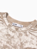 Пижама женская (футболка, шорты) KAFTAN Velvet, размер 44-46, бежевая - фото 65393443