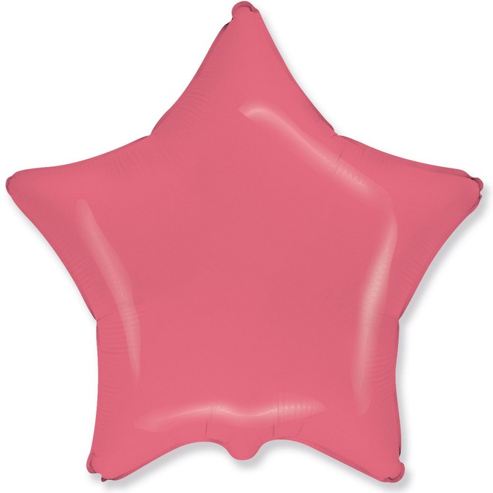 Шар фольгированный 18" звезда "Коралловый макарунс" - Фото 1