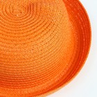 Шляпка-котелок детская, цвет оранжевый, размер 52 - Фото 2