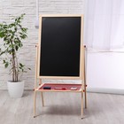 УЦЕНКА Детский мольберт двухсторонний, высота регулируется 114×47×40 см - Фото 2