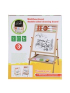 УЦЕНКА Доска магнитная 36×36 см на ножках: маркер, губка и 5 цветных мелков в комплекте - Фото 4