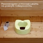 Сиденье для уличного туалета, для пожилых и маломобильных людей, 42 × 38 см, пенополиуретан, зелёное - Фото 4