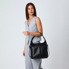 Сумка женская на молнии, цвет чёрный 9546399