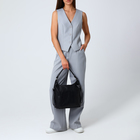 Сумка женская на молнии, цвет чёрный 9546399