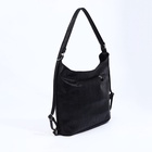 Сумка женская на молнии, цвет чёрный 9546399