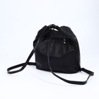 Сумка женская на молнии, цвет чёрный 9546399