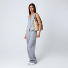 Сумка - мешок женская на молнии, 38×22 см, бежевая - Фото 11