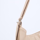 Сумка - мешок женская на молнии, 38×22 см, бежевая - Фото 6