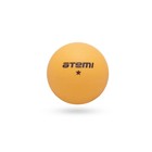 Мячи для настольного тенниса Atemi 1*, ATB101, пластик, 40+, оранжевые, 6 шт - Фото 1
