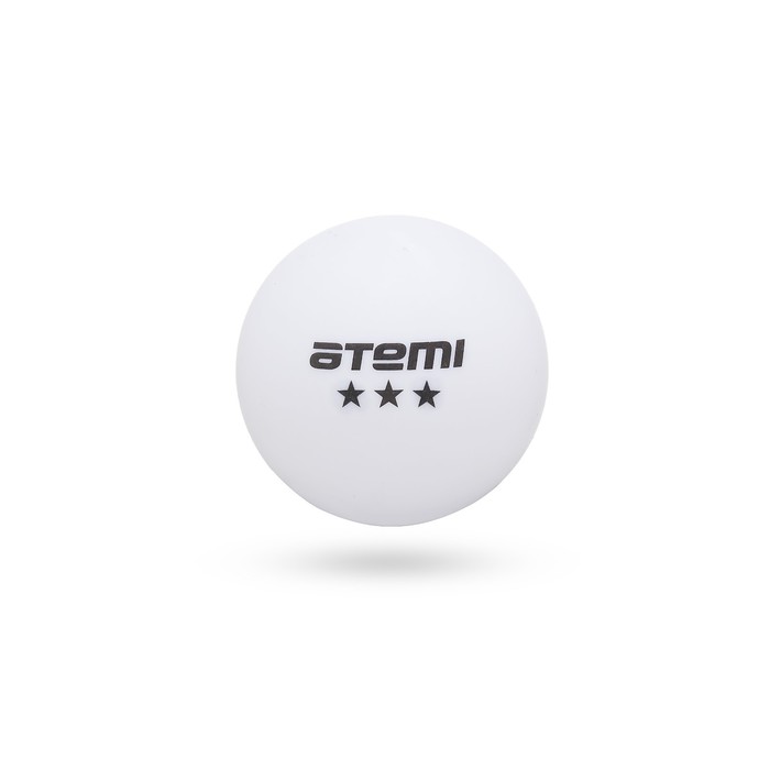 Мячи для настольного тенниса Atemi 3*, ATB302, пластик, 40+, белые, 6 шт