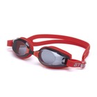 Очки для плавания Atemi M405, силикон, красный - фото 298513367