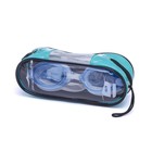Очки для плавания Atemi M508, силикон, голубой/белый - Фото 5