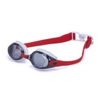 Очки для плавания Atemi M509, силикон, красный/белый - фото 298513377