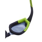 Очки для плавания Atemi M510, силикон, черный/зеленый - Фото 4