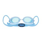 Очки для плавания Atemi N401, силикон, синий - Фото 3