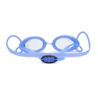 Очки для плавания Atemi R101, стартовые, силикон, синий - Фото 3