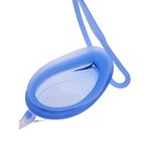 Очки для плавания Atemi R101, стартовые, силикон, синий - Фото 4