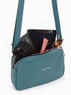 Сумка женская кросс-боди TEXTURA на молнии, 25×6×14 см, голубая 9718637