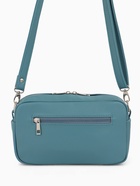 Сумка женская кросс-боди TEXTURA на молнии, 25×6×14 см, голубая - Фото 7