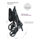 Коляска прогулочная детская Indigo SIGMA LUX, цвет серый - Фото 9