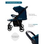 Коляска прогулочная детская Indigo SIGMA LUX, цвет синий - Фото 5