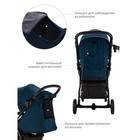 Коляска прогулочная детская Indigo SIGMA LUX, цвет синий - Фото 6