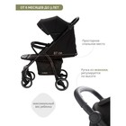 Коляска прогулочная детская Indigo SIGMA LUX, цвет черный - Фото 5