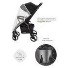 Коляска прогулочная детская Indigo SIGMA LUX, цвет черный - Фото 7