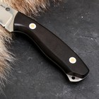 Нож кавказский "Берш" с ножнами, сталь - 65х13, рукоять - граб - фото 25601278