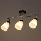 Люстра 11610/3 E27 40Вт хром/черный 50x23x18 см - фото 24247628