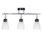 Люстра 11610/3 E27 40Вт хром/черный 50x23x18 см - фото 24247629