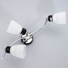 Люстра 11610/3 E27 40Вт хром/черный 50x23x18 см - фото 24247630