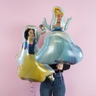 Шар фольгированный 36" фигура "Принцесса Золушка, Бальное платье" 9619211 - фото 319911231