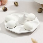 УЦЕНКА Подставка для яиц Доляна «Зайка», 19×9 см, 8 ячеек - Фото 3