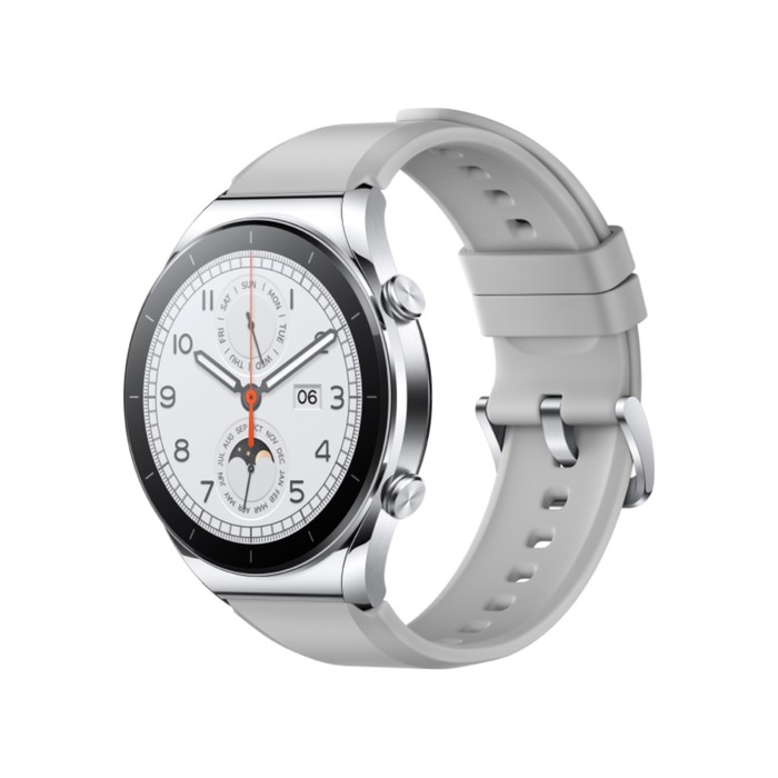 Смарт-часы Xiaomi Watch S1 GL (BHR5560GL), 1.43", Amoled, NFC, GPS, 470 мАч, серебристые - Фото 1