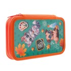 Пенал школьный, 2 секции, 12.5×20.5×4 см«Зверята» - Фото 4