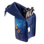 Пенал школьный, тубус, 8.5×21×6.5 см «Ракета» - Фото 3