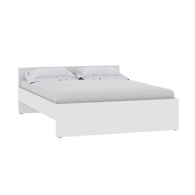 Кровать двуспальная «Симпл», с основанием, 2042×1646×700 мм, цвет белый