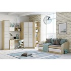 Стол письменный с ящиками Фанк, 1300х600х750, Белый/Дуб сонома - фото 120719548