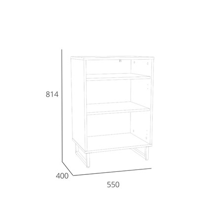 Тумба для прихожей «Фолк», 550×400×814 мм, цвет дуб гранж песочный