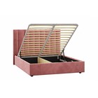 Кровать двуспальная Ingrid, с подъёмным механизмом, с ящиками, спальное место 1600×2000 мм, 1820×2130×1300 мм, цвет ультра коралл - Фото 2