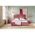 Кровать двуспальная Ingrid, с подъёмным механизмом, с ящиками, спальное место 1600×2000 мм, 1820×2130×1300 мм, цвет ультра коралл - Фото 5