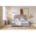 Кровать двуспальная Ingrid, с подъёмным механизмом, с ящиком для белья, 1820×2130×1300 мм, цвет ультра смог - Фото 5