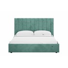 Кровать двуспальная Ingrid, с подъёмным механизмом, с ящиками, спальное место 1800×2000 мм, 2020×2130×1300 мм, цвет ультра минт - Фото 6