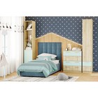 Кровать односпальная Ingrid, с подъёмным механизмом, с ящиками, спальное место 900×2000 мм, 1120×2130×1300 мм, цвет галакси лайт 22 - Фото 5