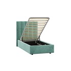 Кровать односпальная Ingrid, с подъёмным механизмом, с ящиками, спальное место 900×2000 мм, 1120×2130×1300 мм, цвет ультра минт - Фото 2