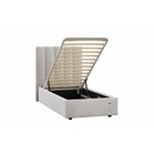 Кровать односпальная Ingrid, с подъёмным механизмом, с ящиками, спальное место 900×2000 мм, 1120×2130×1300 мм, цвет ультра смог - Фото 2