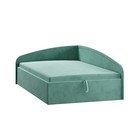 Диван – кровать «Адель», с подъёмным механизмом, с ящиками, 2105×1295×720 мм, велюр, цвет ультра минт - Фото 1