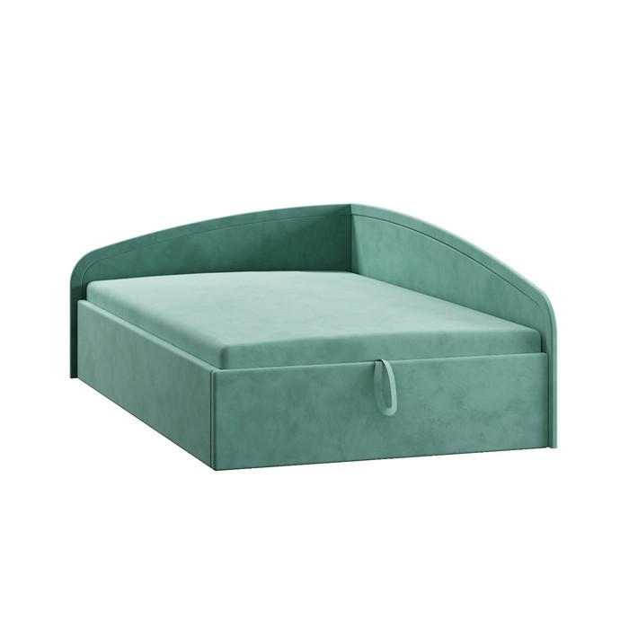 Диван – кровать «Адель», с подъёмным механизмом, с ящиками, 2105×1295×720 мм, велюр, цвет ультра минт - Фото 1